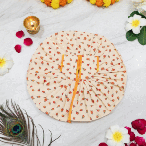 Yugalkishor Shringar Soft Cotton Ivory Petal Comfort Poshak