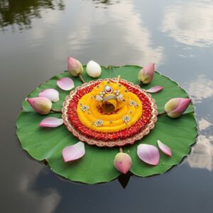 "Basant-Bahar" Bandhani Poshak By YKS