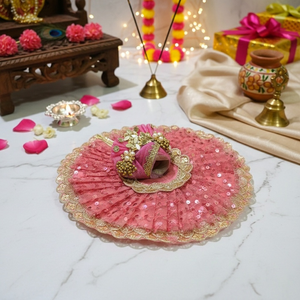 Gulabi Sitara Shimmer Poshak – Royal Sequin Edition By YKS - Image 3