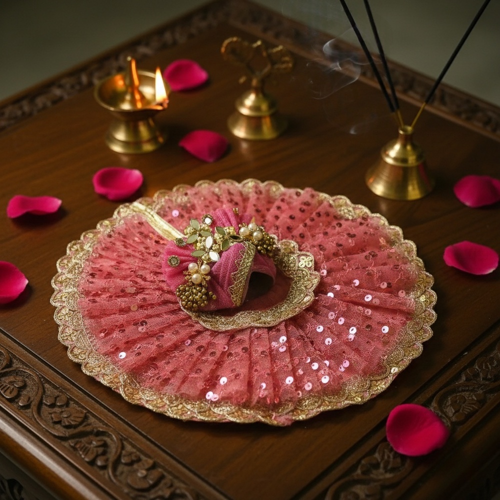 Gulabi Sitara Shimmer Poshak – Royal Sequin Edition By YKS - Image 2